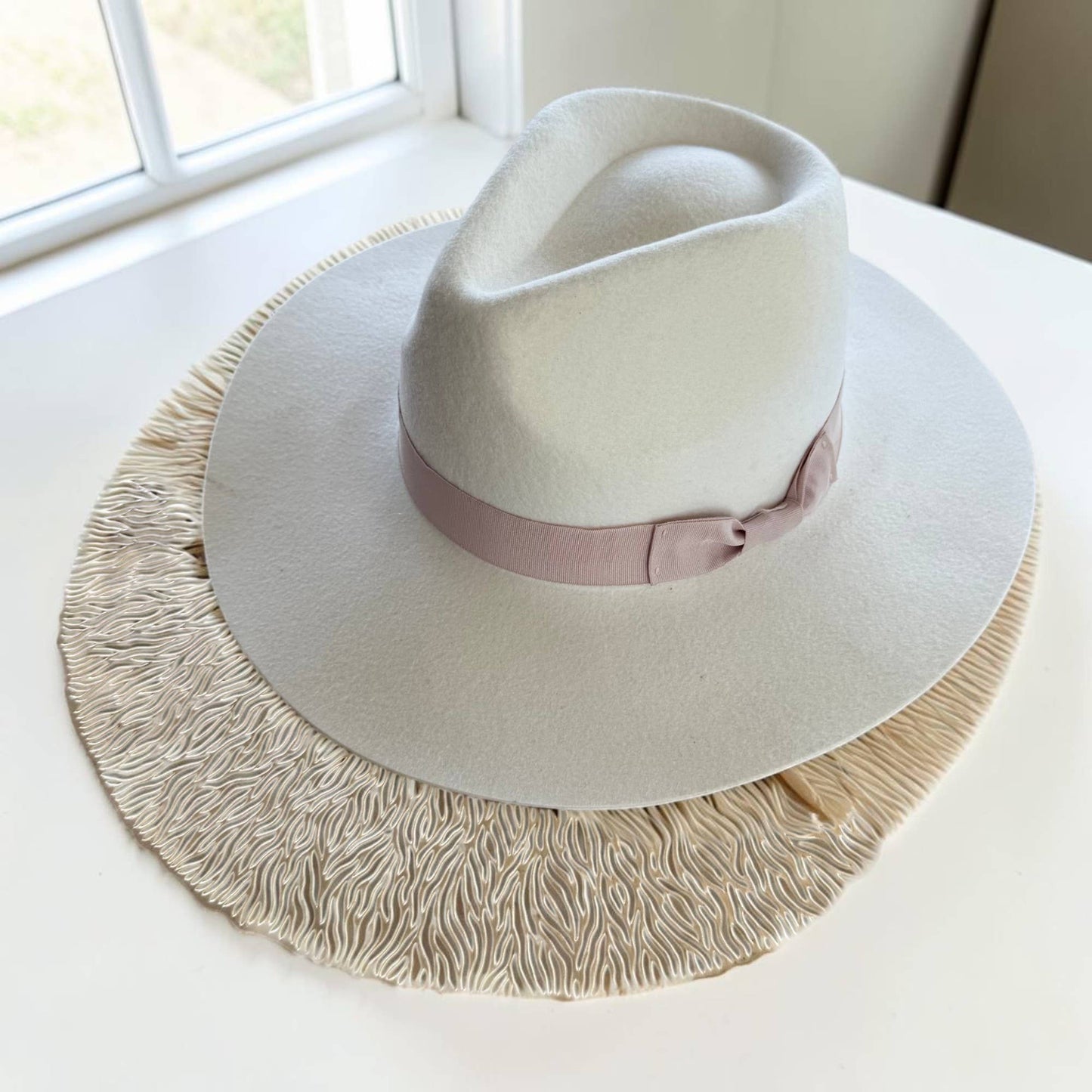 Australian Wool Rancher Hat: Stone