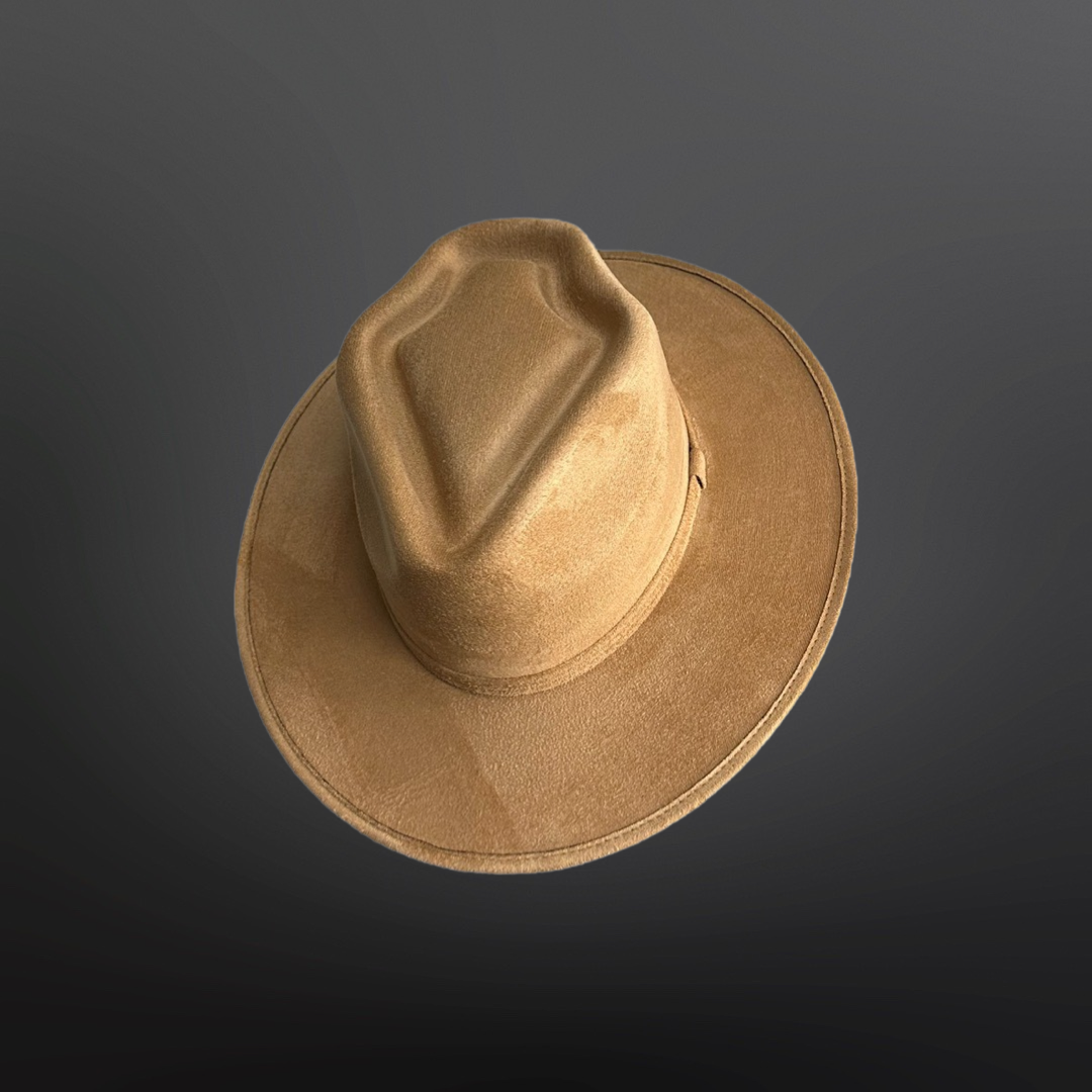 Arrowhead Flat Brim Vegan Suede: Khaki