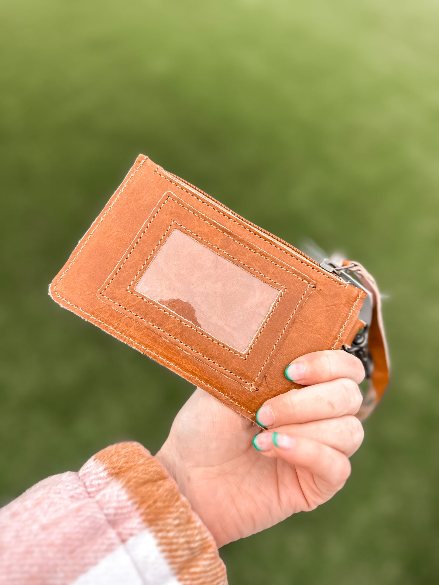 Tooled Leather Coin Pouch