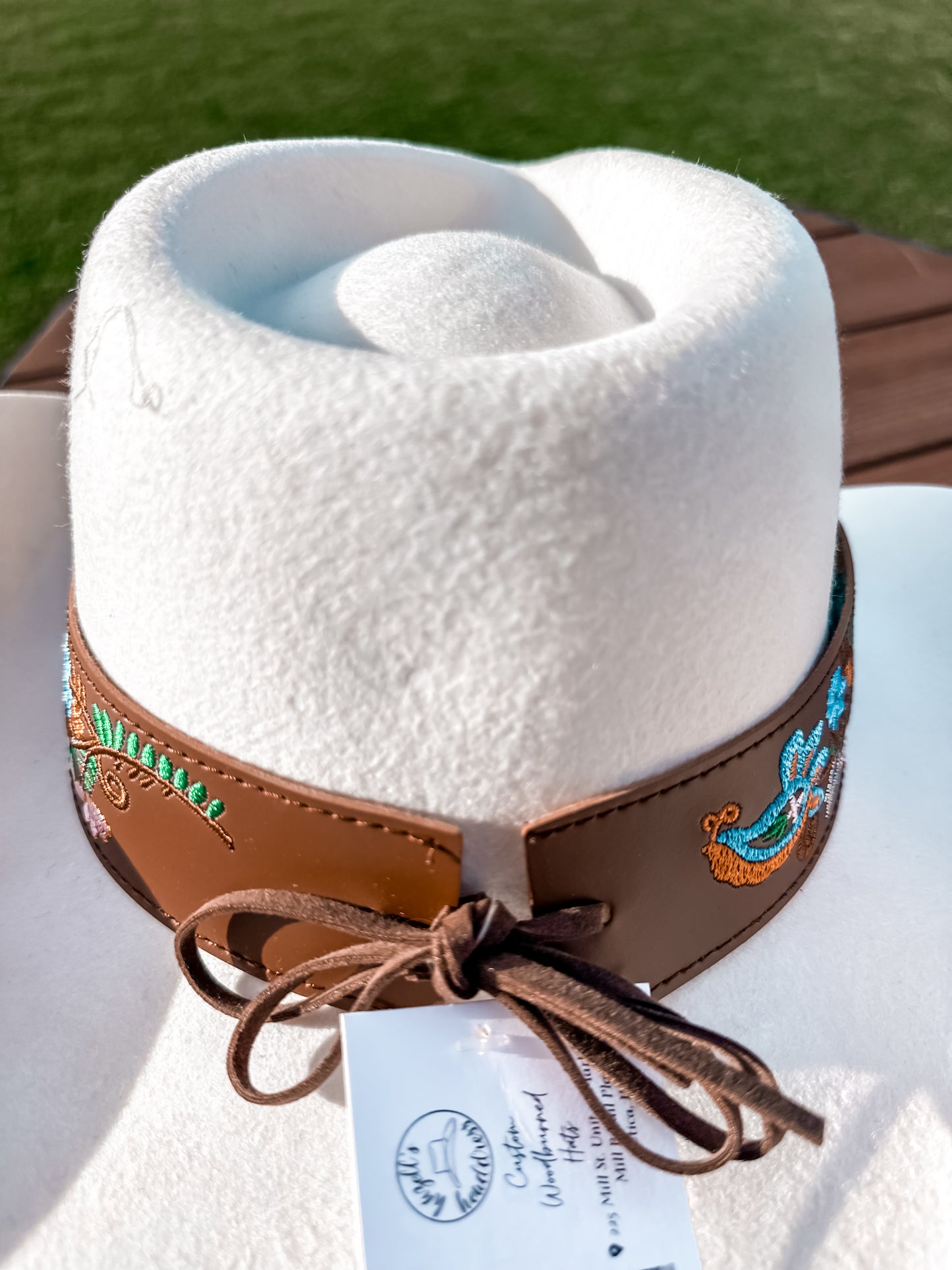 Western Embroidered Hat Band