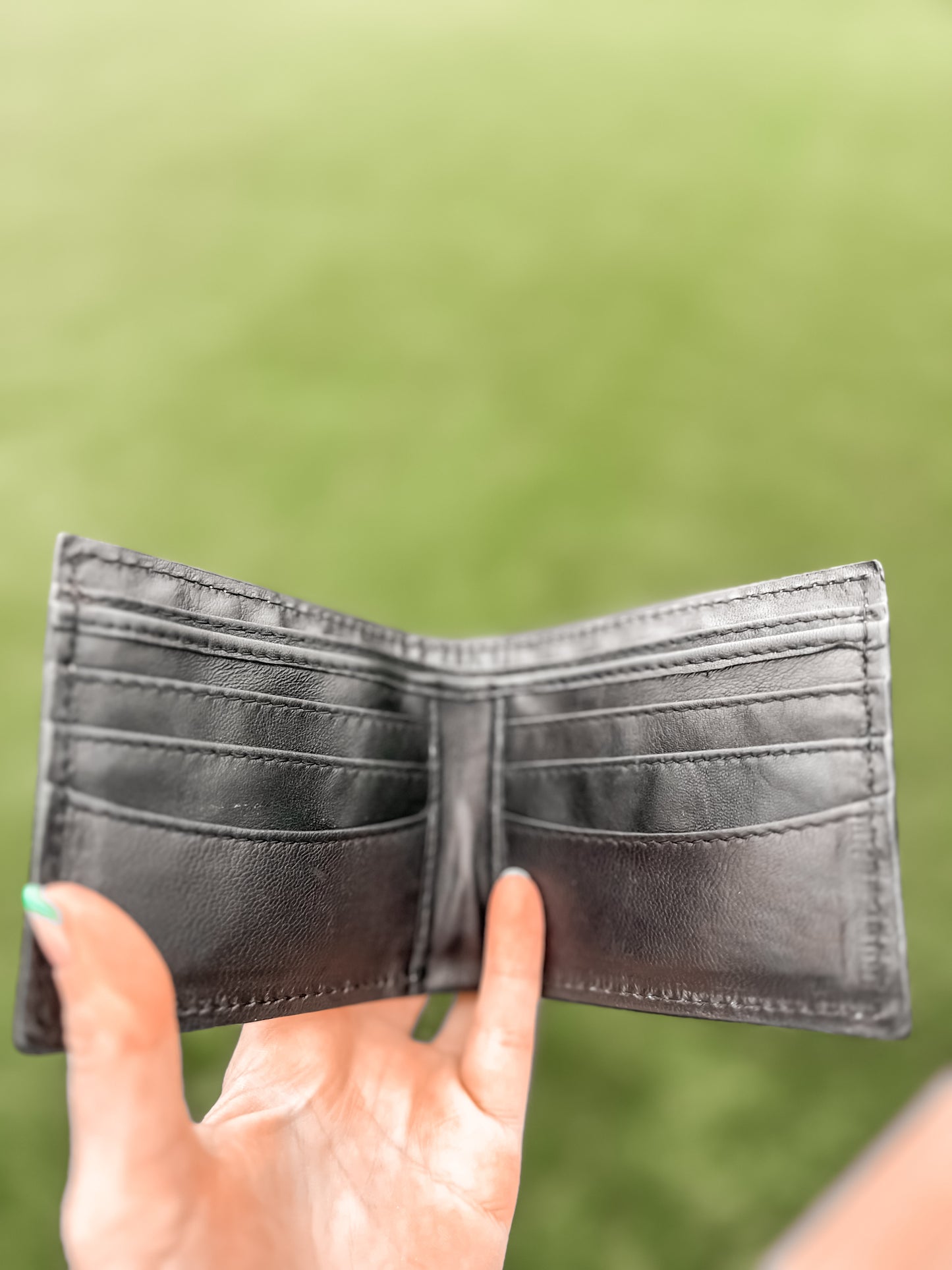 Aztec Tooled Leather Men’s Wallet