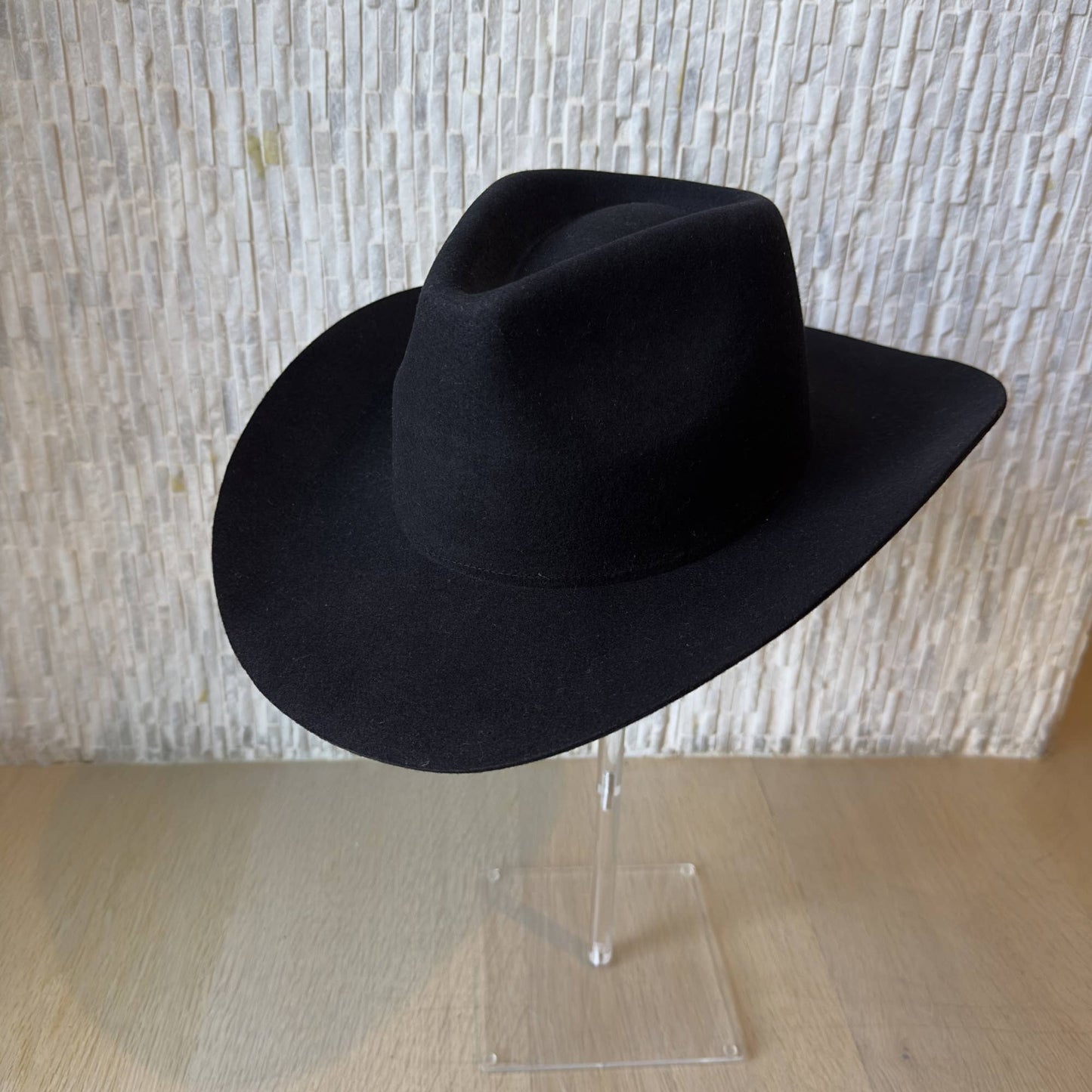 Black Australian Wool Cowboy Hat