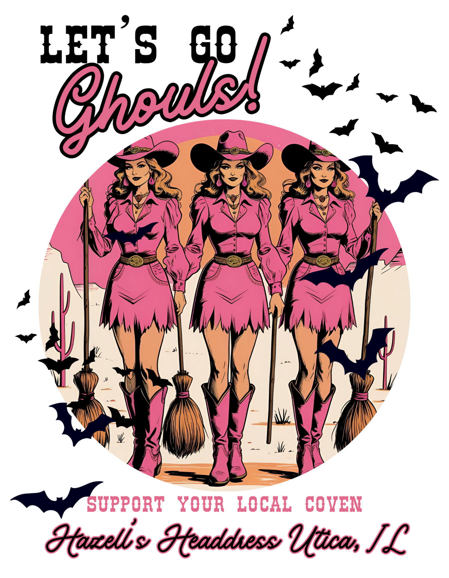 Let’s Go Ghouls Small Sticker