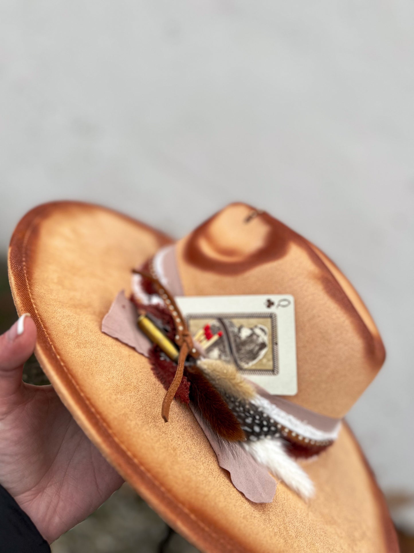 Camel Bear Mountain Torched & Burned Hat