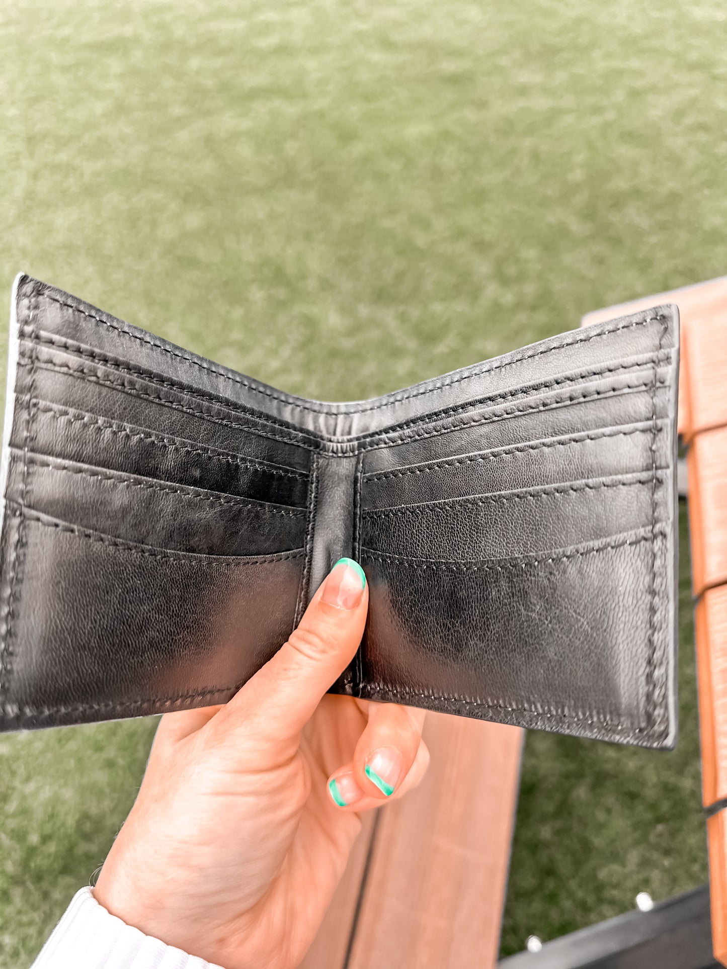 Aces Tooled Leather Men’s Wallet 