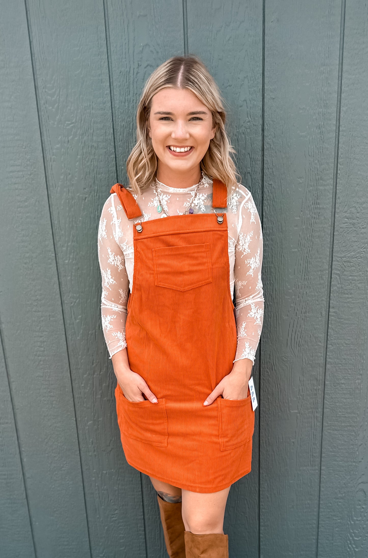 Sheer Lace Long Sleeve Layering Top