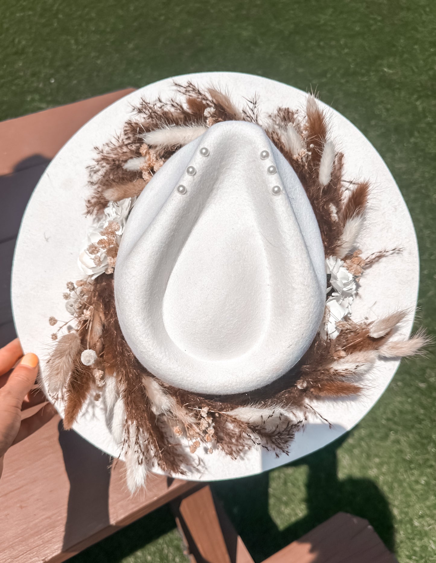 Pearl Prairie Ivory Australian Wool Hat