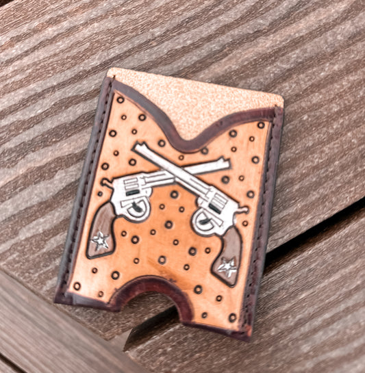 Mini Leather Credit Card Wallet  : Carrying Case