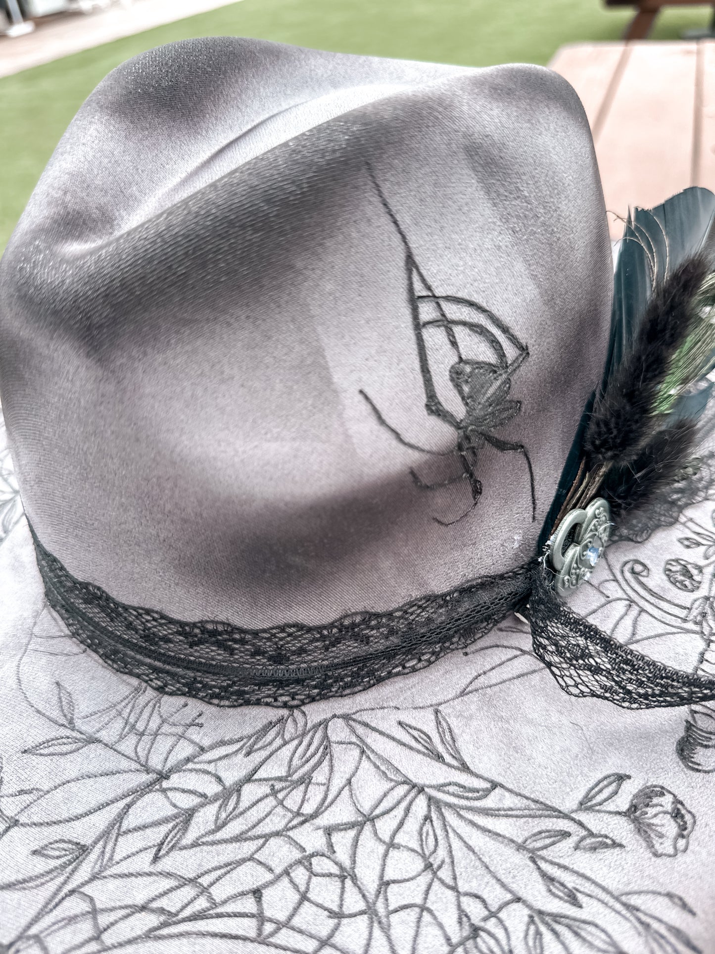 Til Death Gray Burned Hat