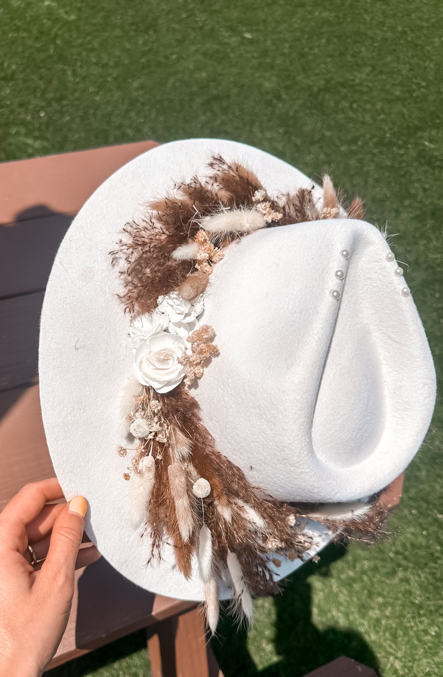Pearl Prairie Ivory Australian Wool Hat