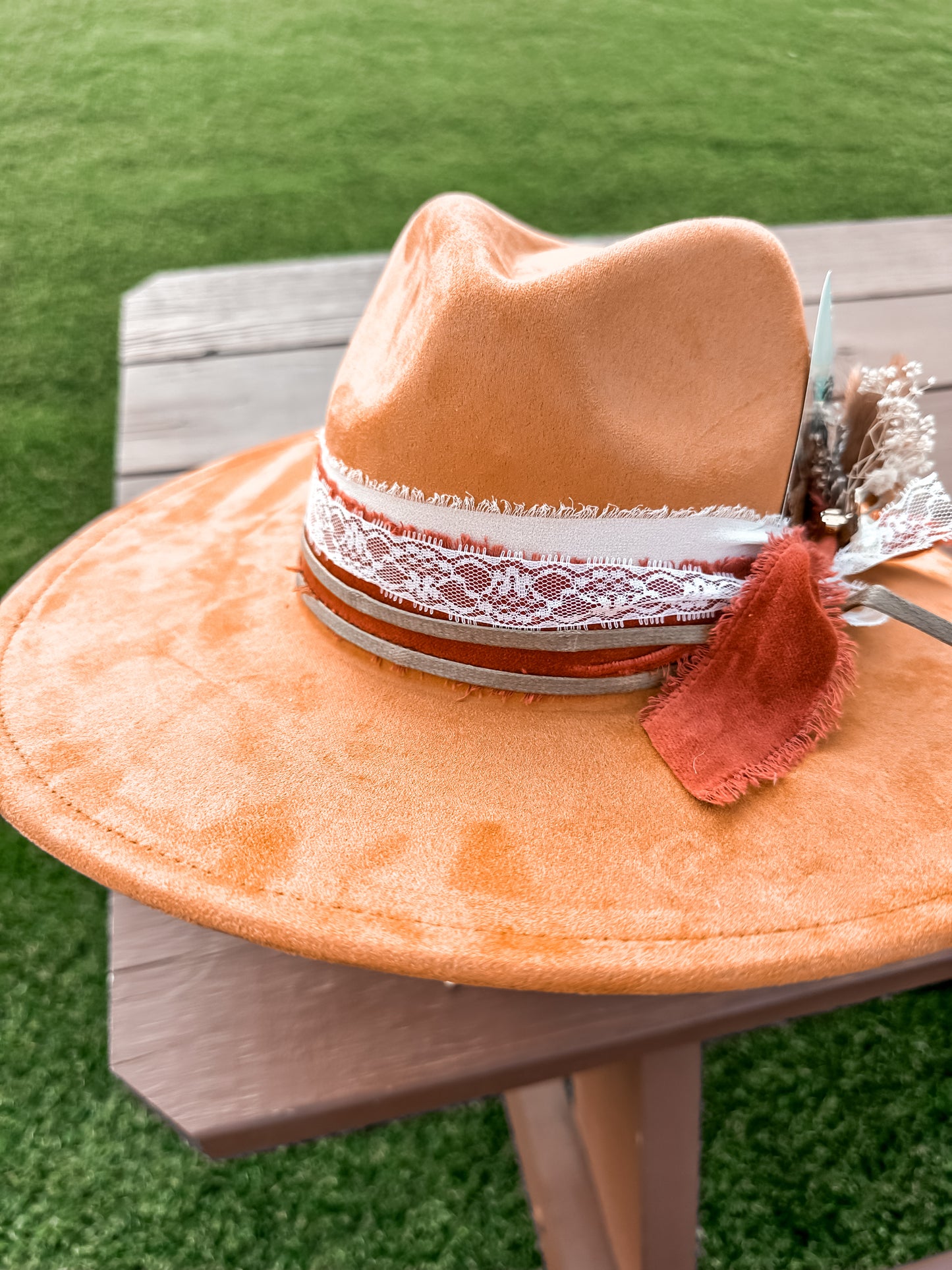 Wildflower Canyon Caramel Vegan Suede Hat