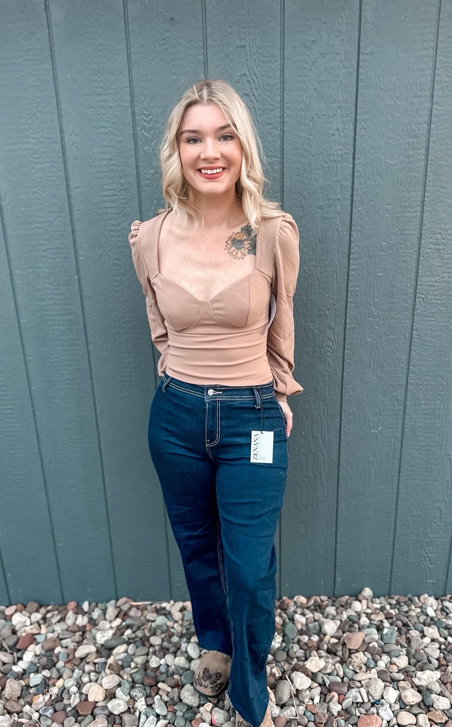 Dark Straight Leg Denim