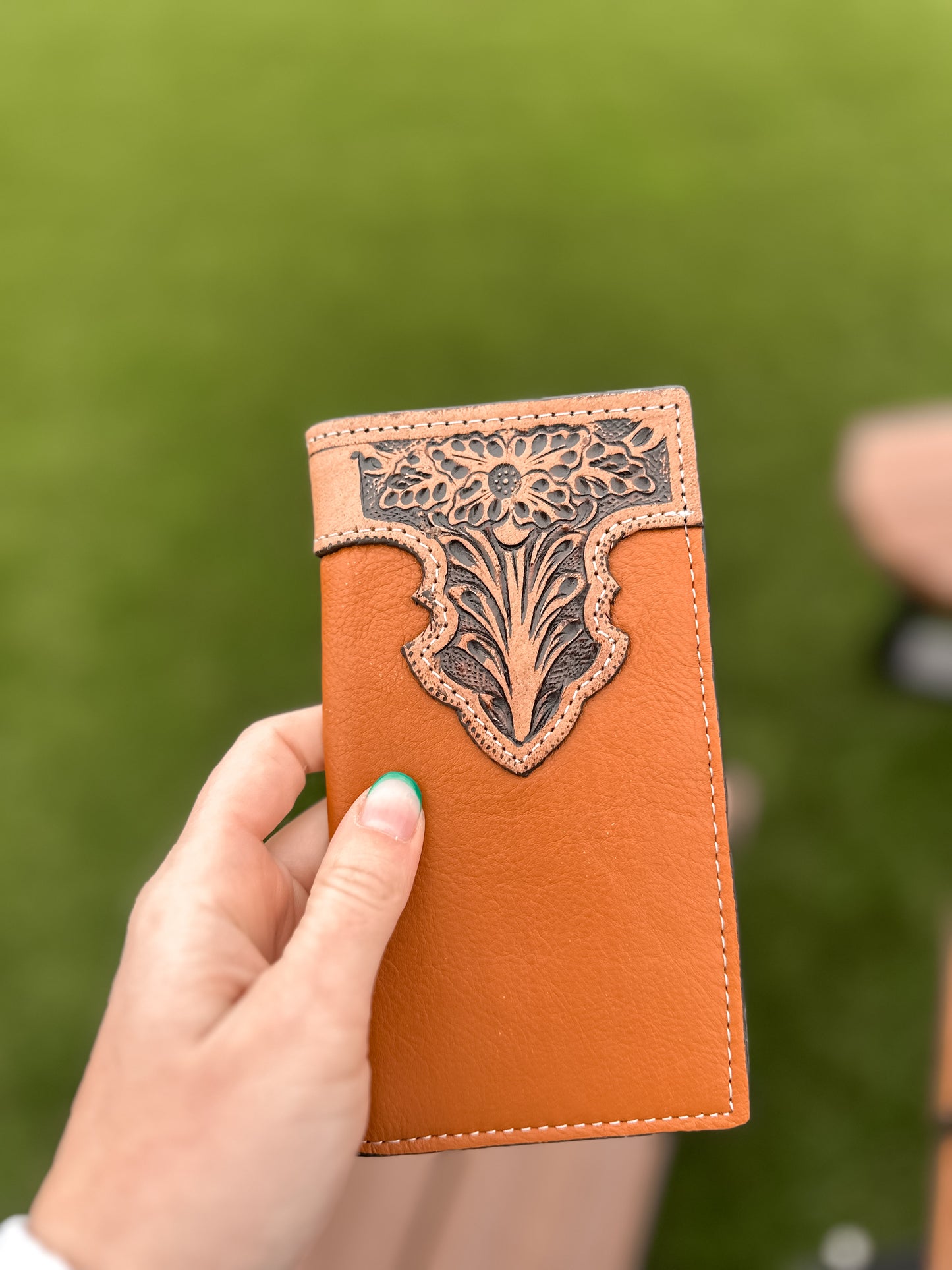Cowboy Tooled Leather Men’s Wallet 