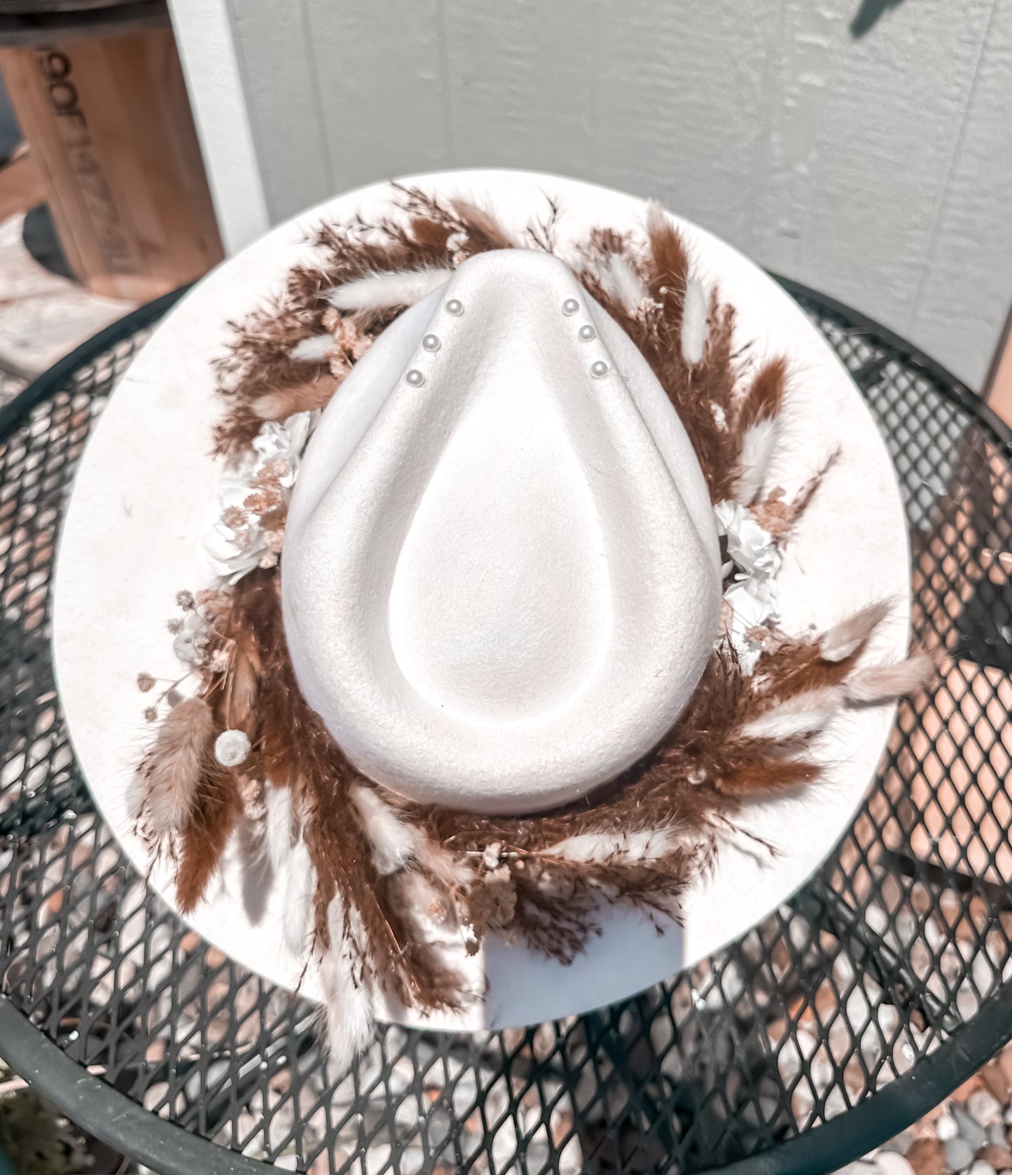 Pearl Prairie Ivory Australian Wool Hat