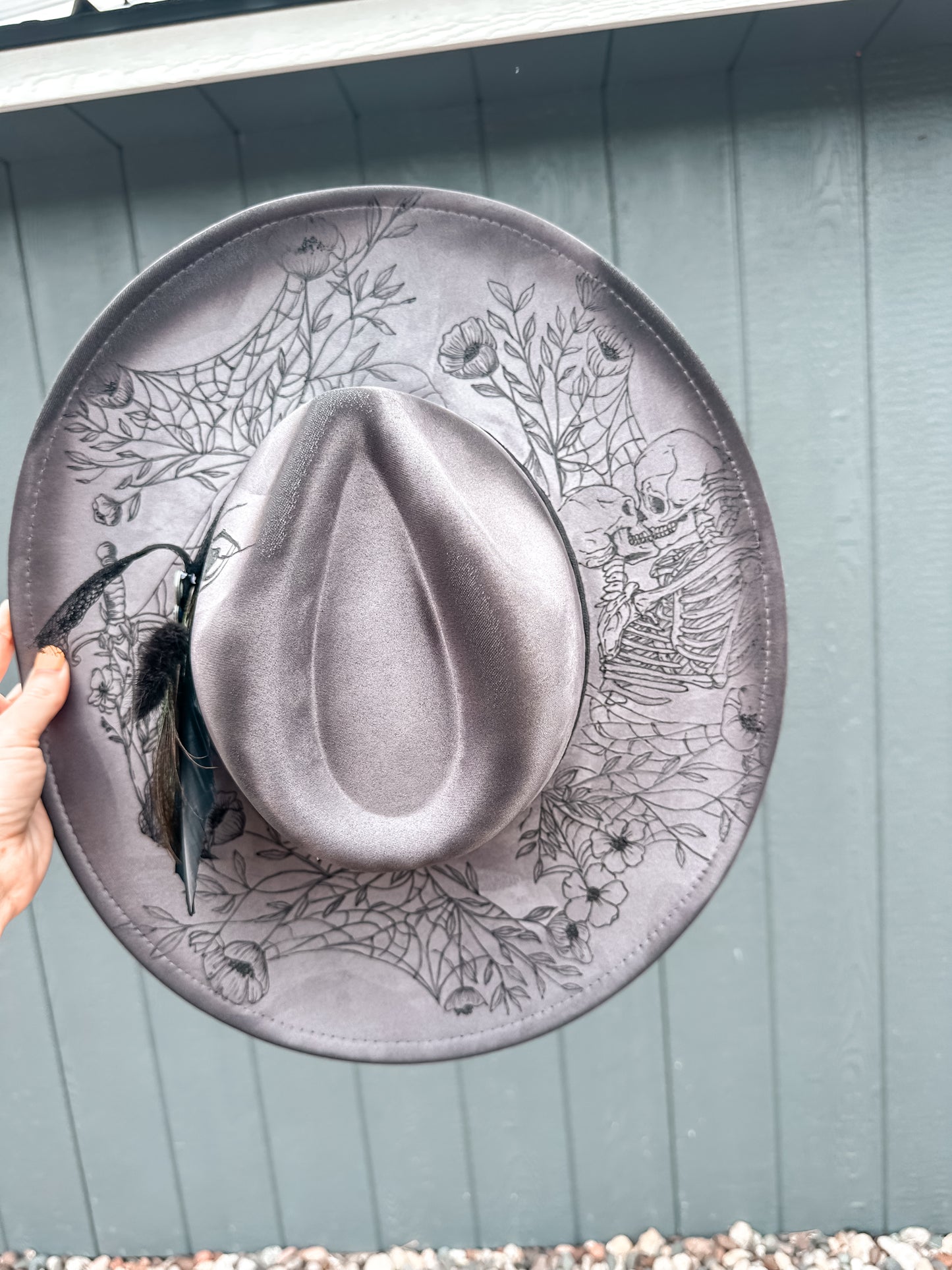 Til Death Gray Burned Hat