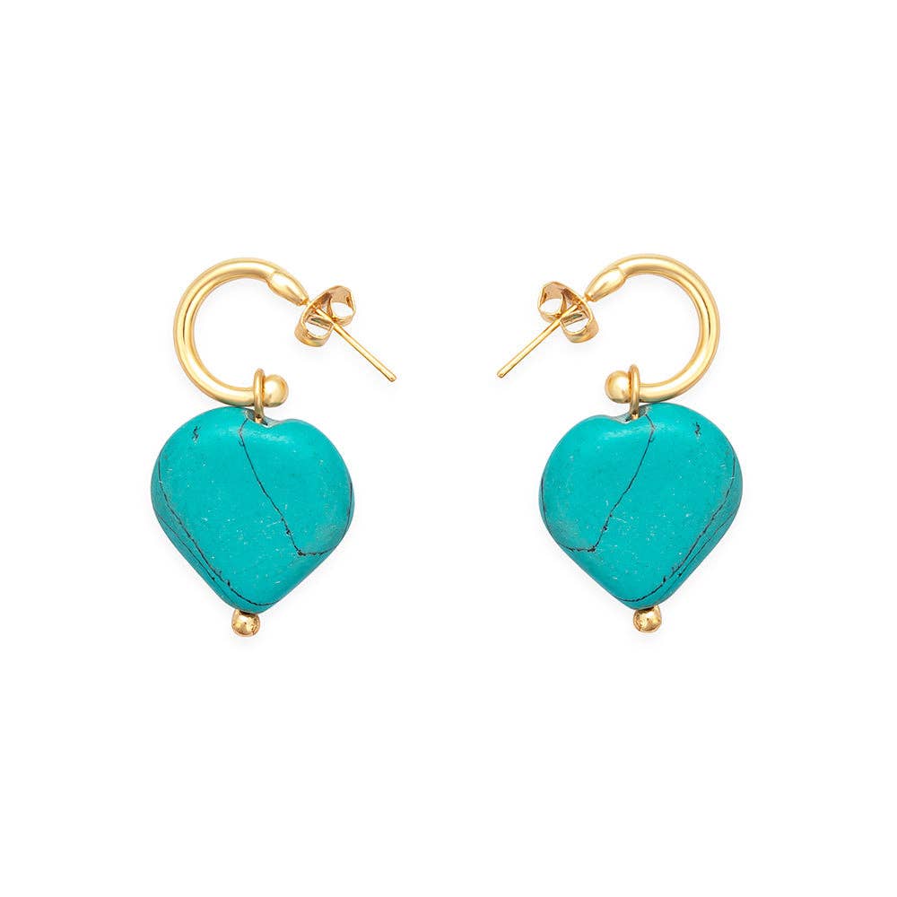 Mi Corazon Azul Earrings