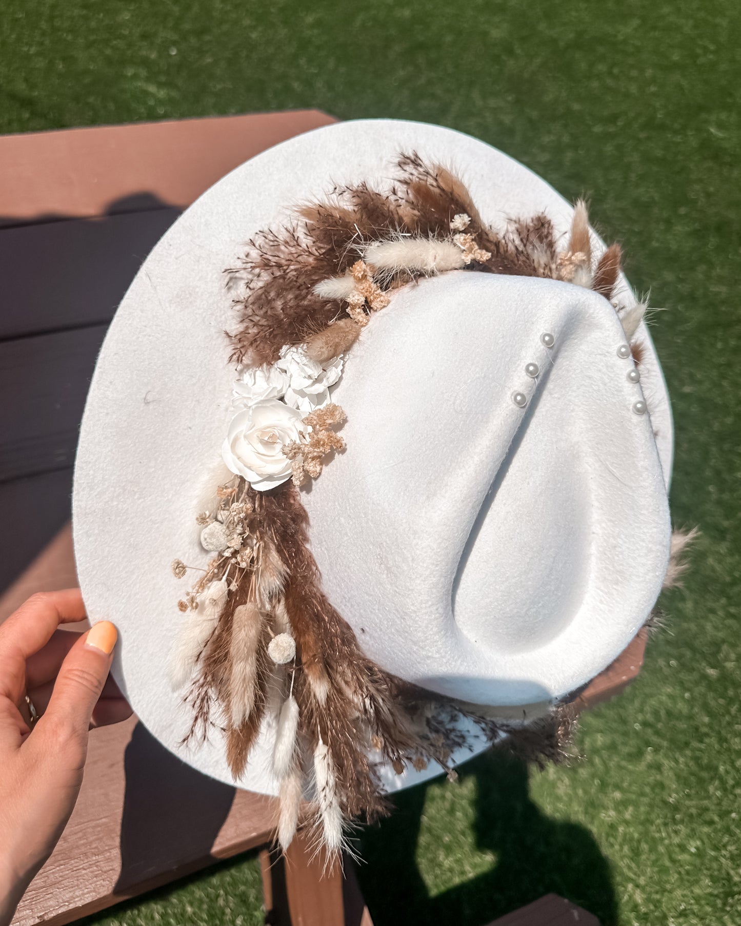 Pearl Prairie Ivory Australian Wool Hat
