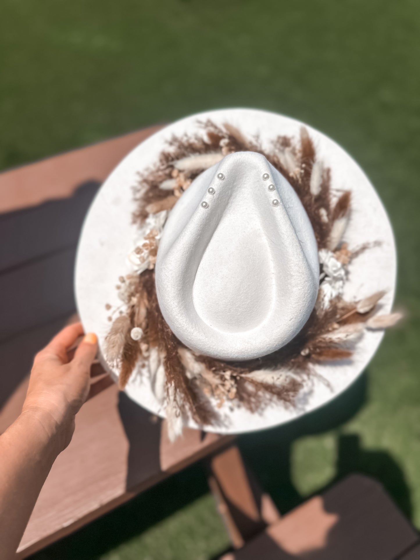 Pearl Prairie Ivory Australian Wool Hat