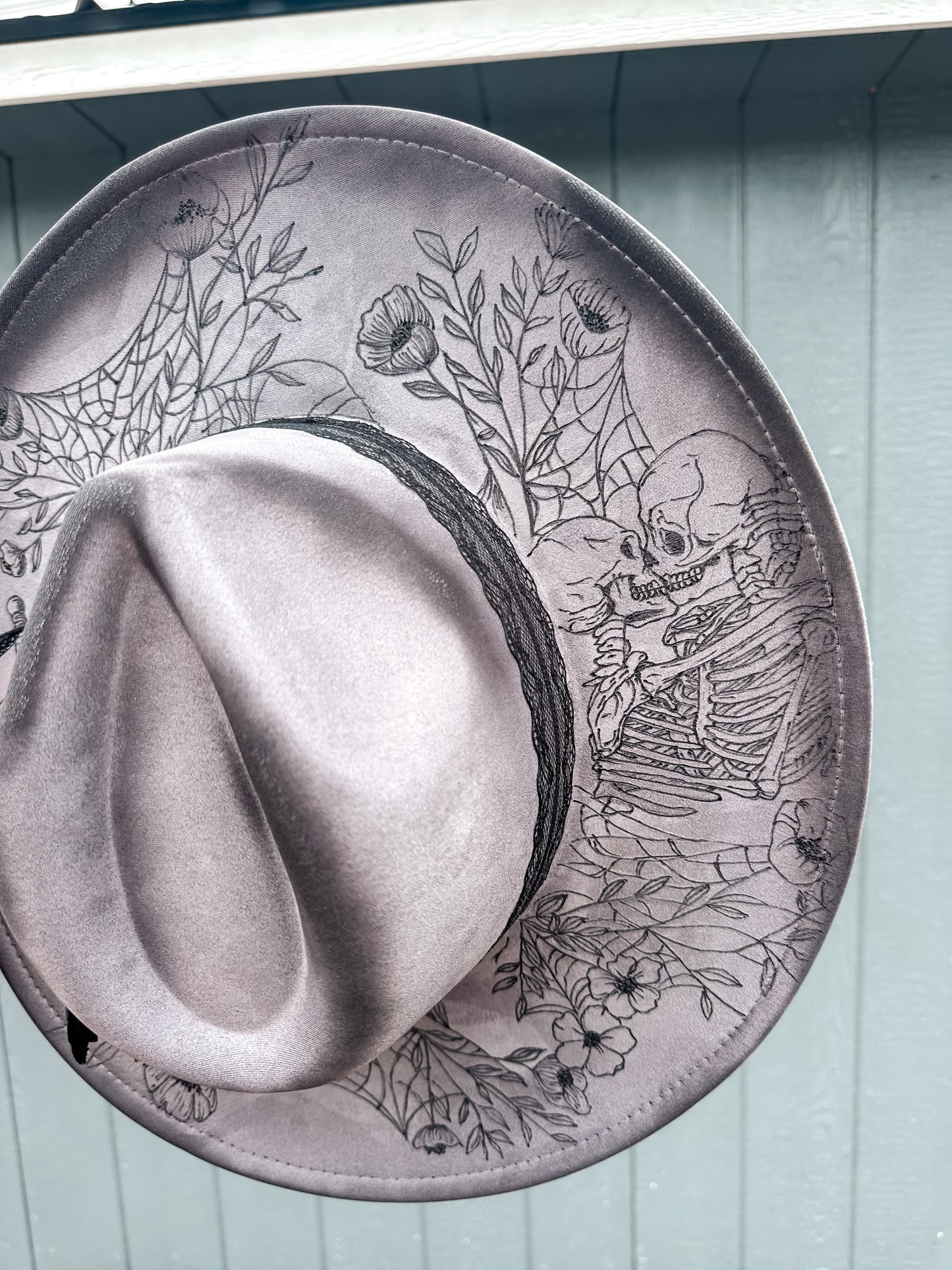 Til Death Gray Burned Hat