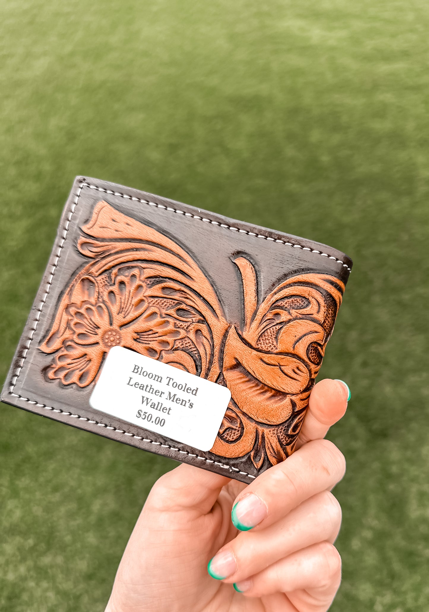 Bloom Tooled Leather Men’s Wallet 