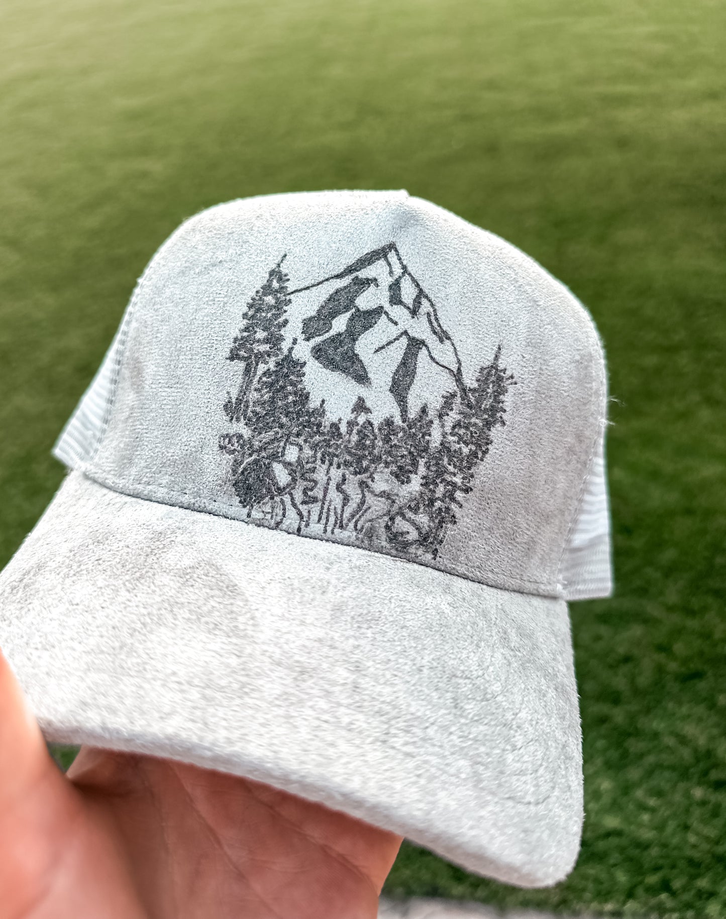 Alpine Echo Suede Grey SnapBack