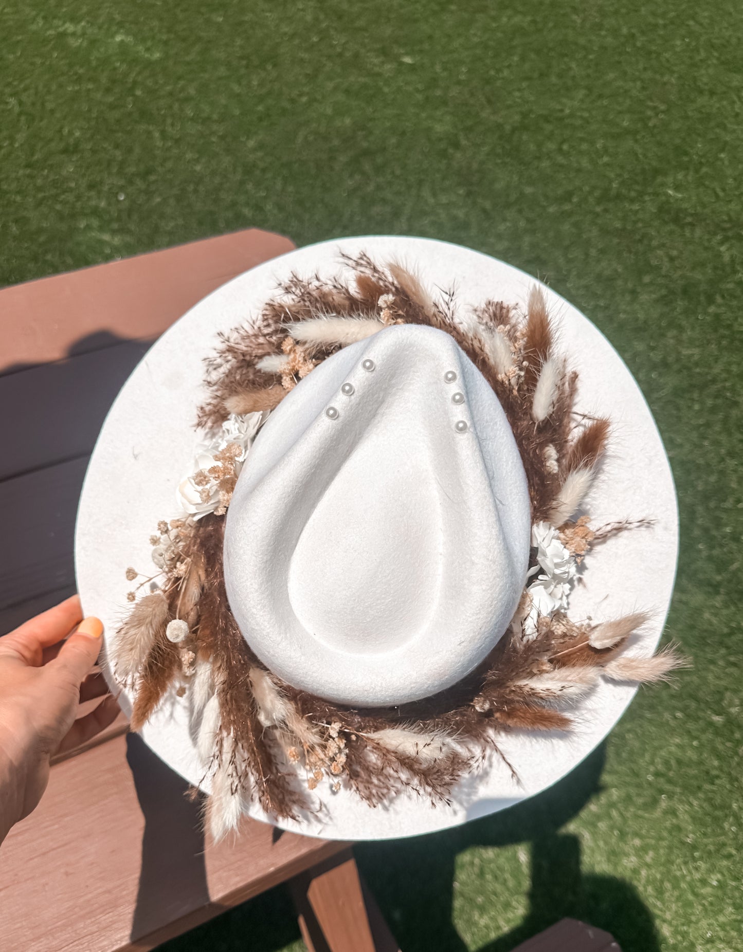 Pearl Prairie Ivory Australian Wool Hat
