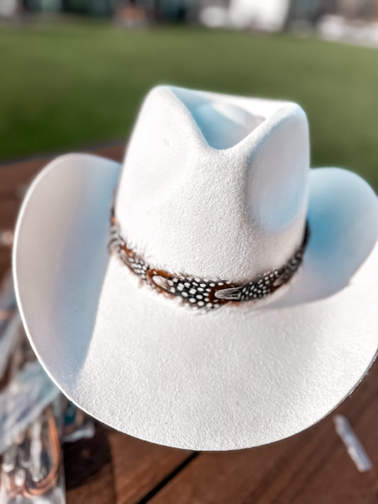 Thin Feather Hat Band