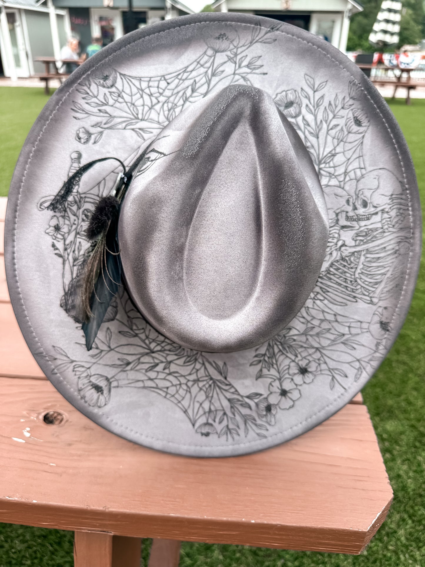 Til Death Gray Burned Hat