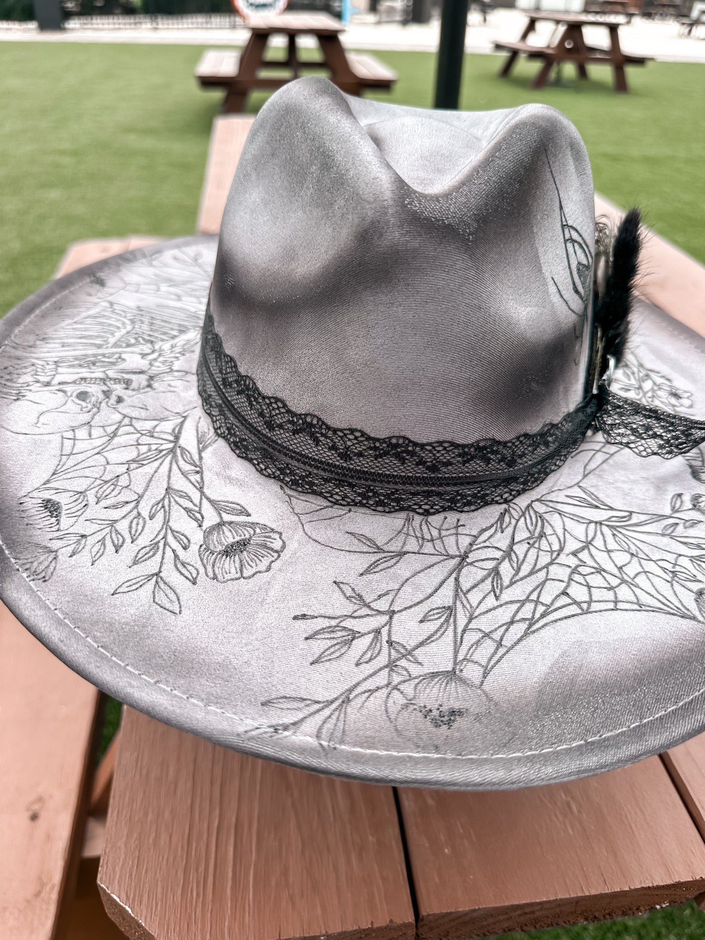 Til Death Gray Burned Hat