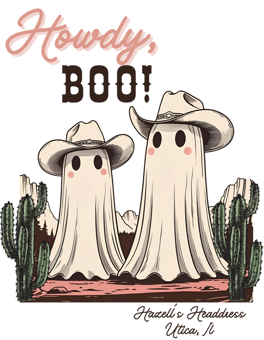 Howdy Boo Small Sticker