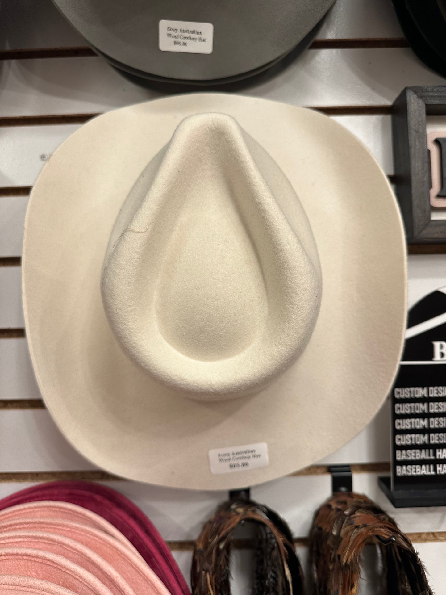 Ivory Australian Wool Cowboy Hat
