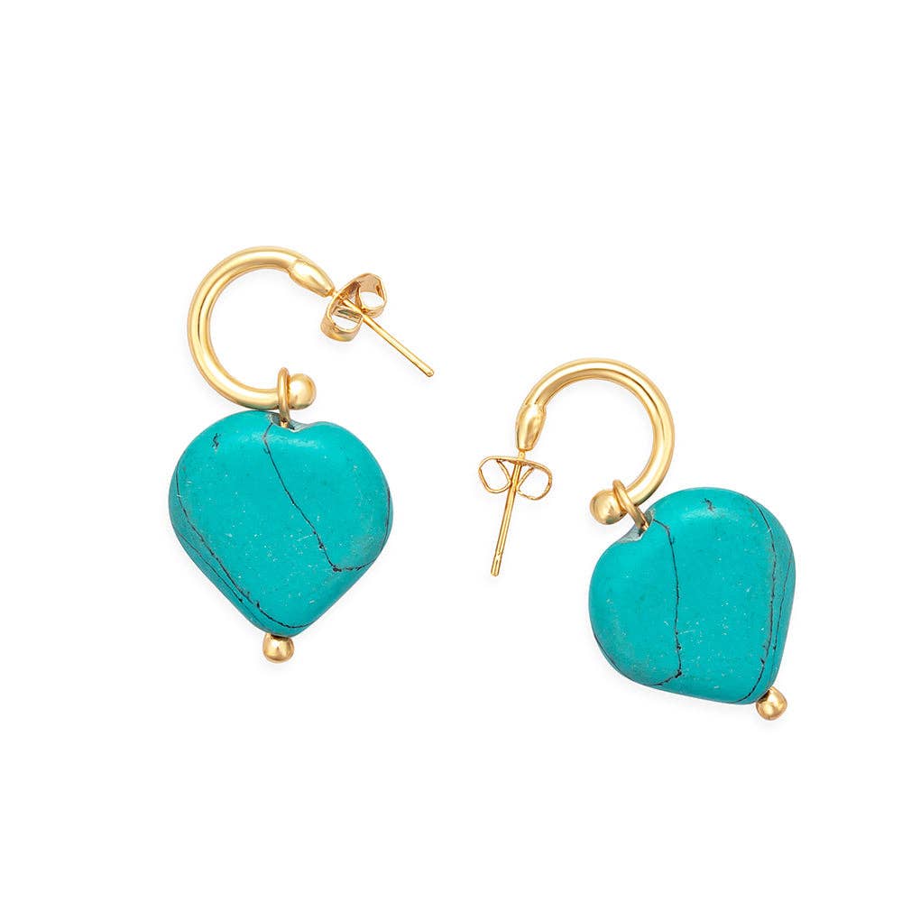 Mi Corazon Azul Earrings